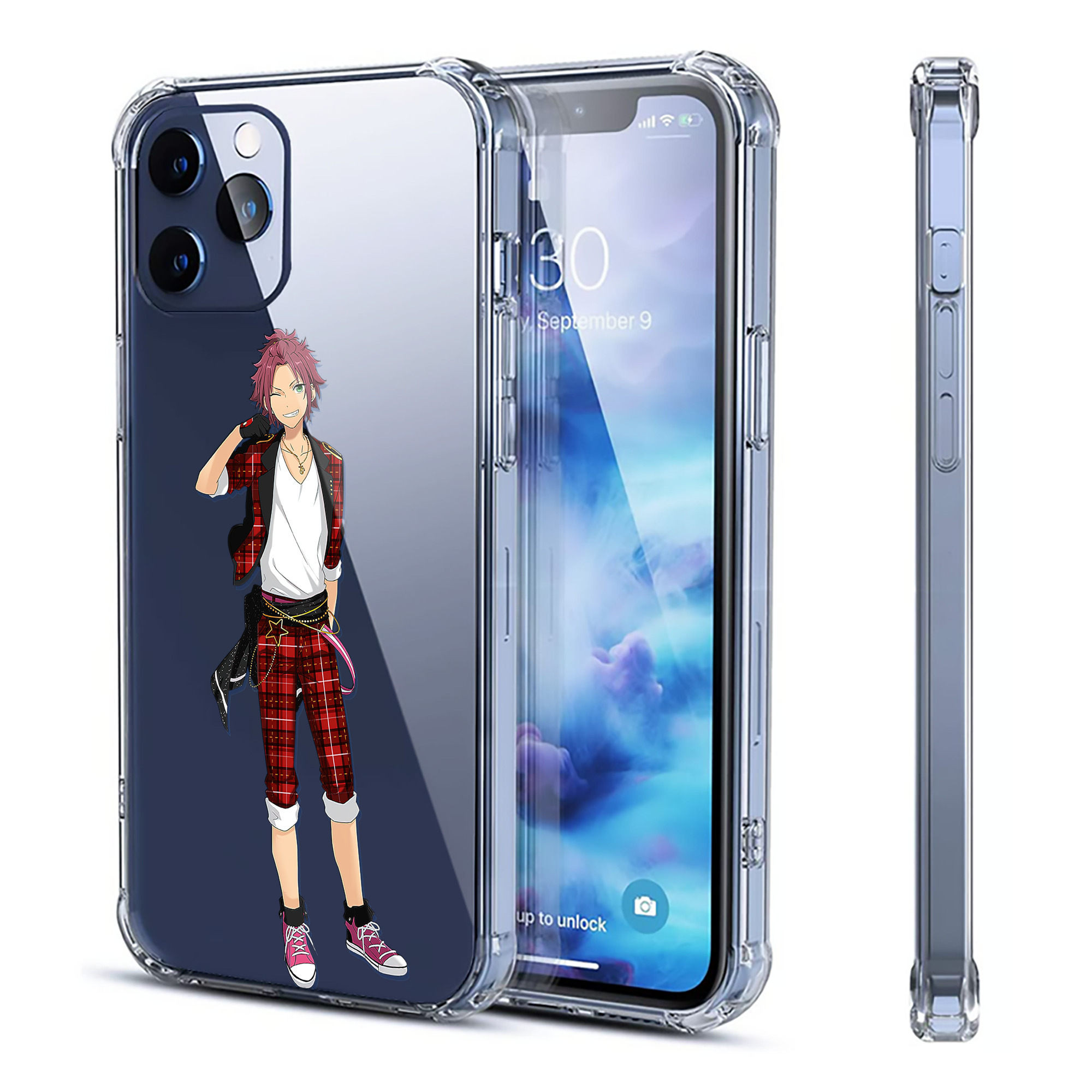 （画像用） あんさんぶるスターズ! Ensemble Stars 【iPhone 12シリーズ対応】透明スマホケース（クリアソフトケース）